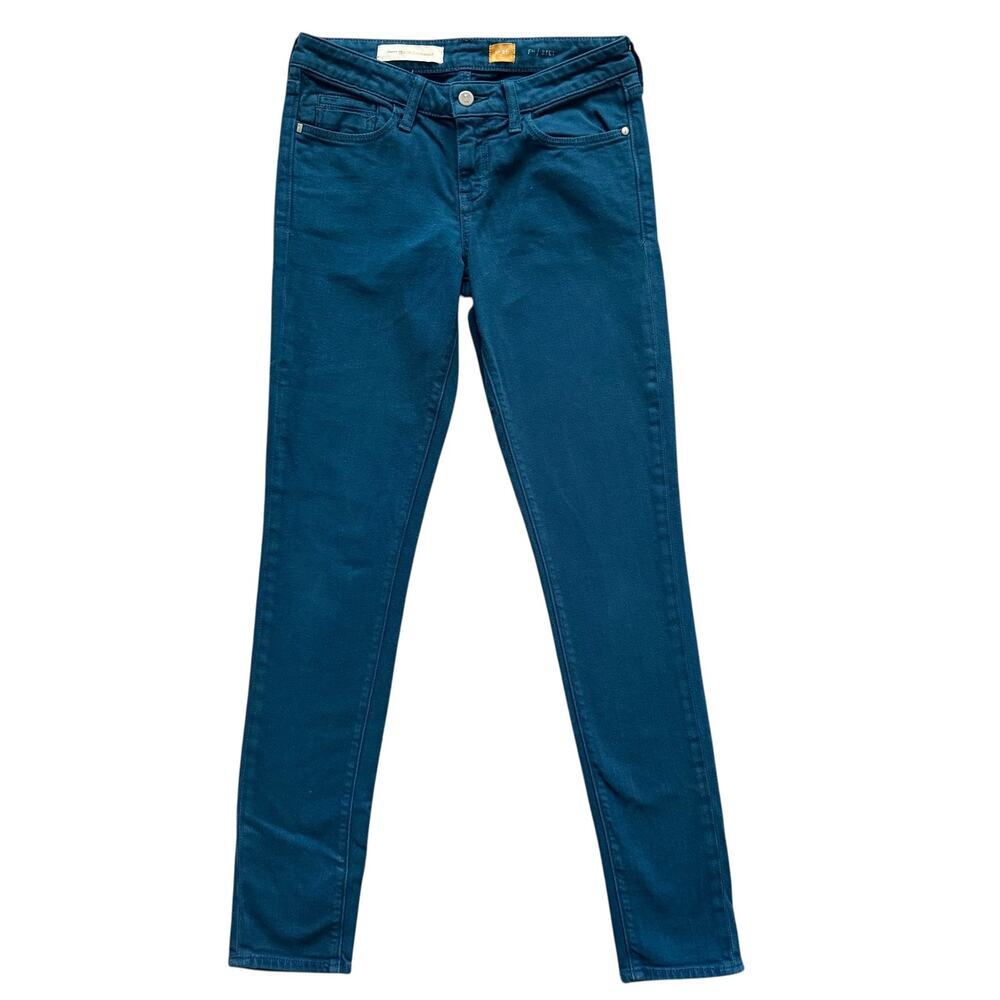 Pilcro and the Letterpress Jeans Womens 26 Skinny Stretch Stet Mid Rise Pants